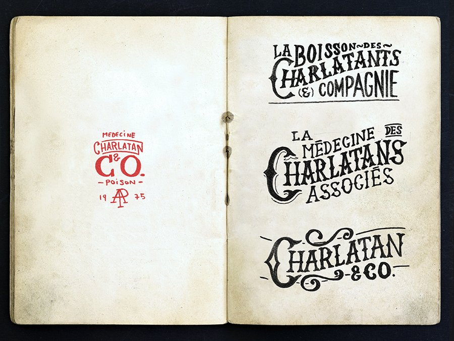 Typographie sketch 2014